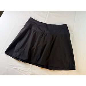 Calia by Carrie Underwood Womens Black Pleated Athletic Skort Size S Tennis Golf